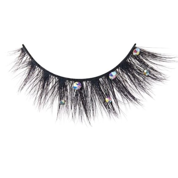 Kiss Lash Couture Masterpiece One-Of-A-Kind Luxe Lash w/Rhinestones - Picture 6 of 9